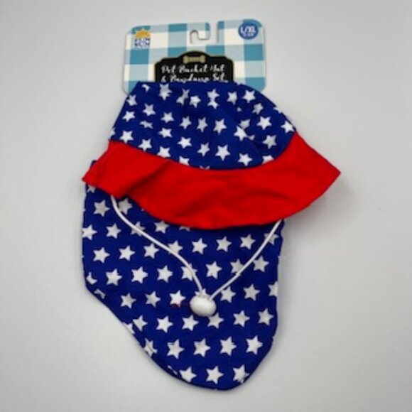 NEW Woof Pet Scarf Bandana‎ & Bucket Hat Size Large/X-large - Picture 7 of 10